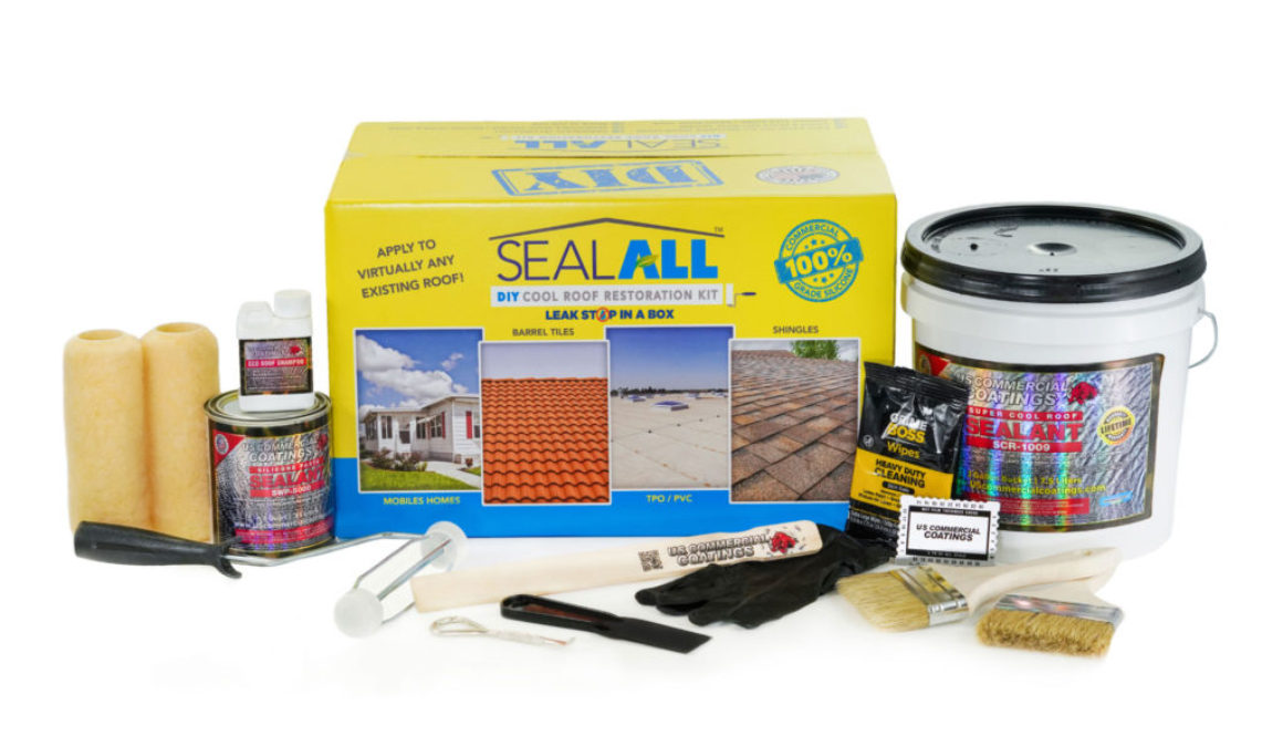 DIY Sunroom Roof Repair - Seal All Roof Kit